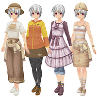 山岳女孩服飾組