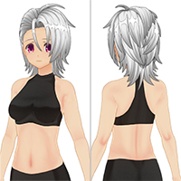 狂野後撥髮型組