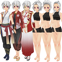 武士造型服飾包