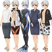 享受夏日假期服飾組