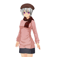 直紋毛衣便服服飾組
