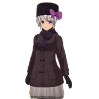牛角釦大衣服飾組