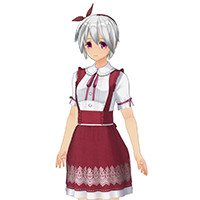女孩風吊帶裙服飾組