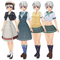 動畫風制服服飾組