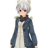 冬季貓耳針織帽服飾組