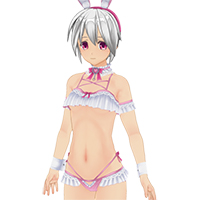 可愛兔兔泳衣服飾組