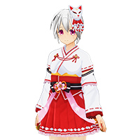 可愛巫女服飾組